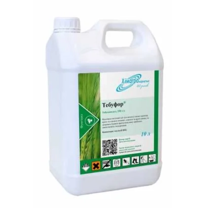 White jug with Tebuлар label, green logo, and QR code. - Tebular