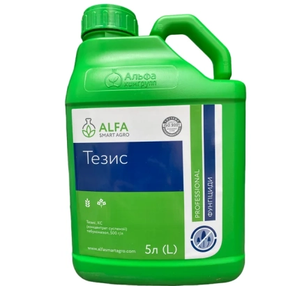 Зеленая канистра с этикеткой Тезис от Alfa - ТЕРАЗОЛ