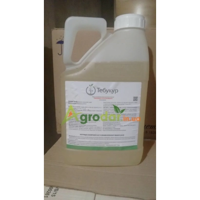 Канистра с фунгицидом Требукер 250 ЕВ на картонной коробке