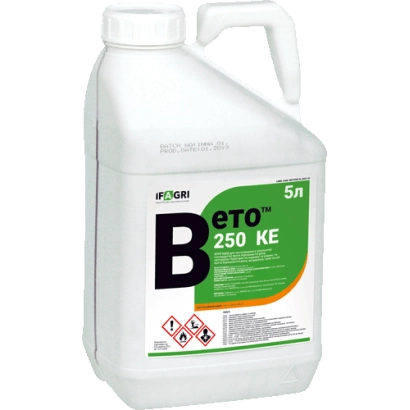 Бутелька з фунгіцидом ВЕТО 250 KE