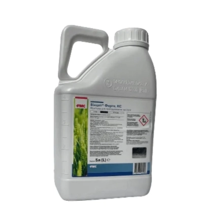 Белая канистра с этикеткой Vincent Forte SC - Винцит Форте SС