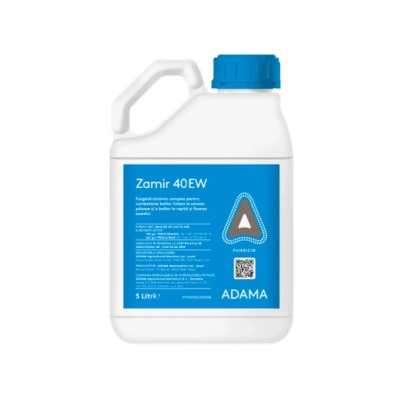 Bottle of fungicide Zamir 40EW by ADAMA