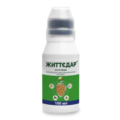 Bottle of fungicide Zhittedar with 100 ml volume