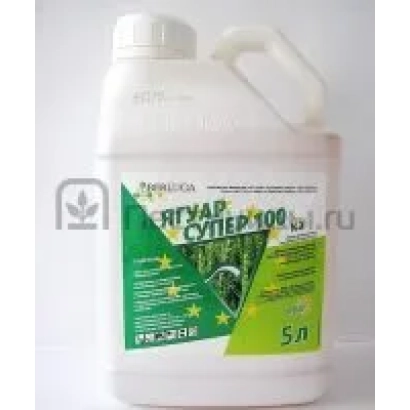 Бутель гербициду ЯГУАР СПЕР 100 об'ємом 5 л