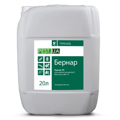 Канистра с гербицидом Бернар объёмом 20 л - Бернар, РК (бентазон, 480 г/л)