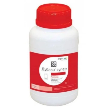 Бутылка с гербицидом Дублон Супер