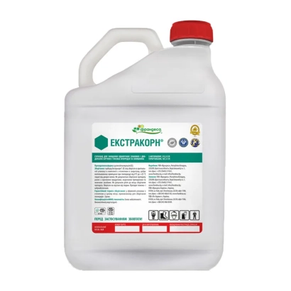 Бутылка с гербицидом Екстракорн