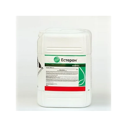 Белая канистра с этикеткой ЕСТЕРОН