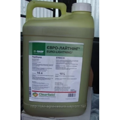 Канистра гербицида Евро-лайтнинг объёмом 10 л
