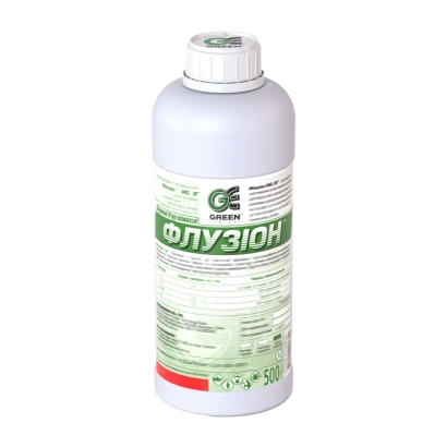 Bottle of herbicide Fluzion WG