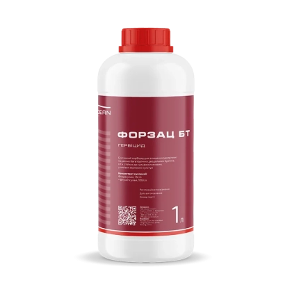 Бутылка с гербицидом Форзац БТ