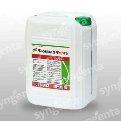 Белая канистра с этикеткой Фюзилад Форте - Фюзилад Форте 150 ЕС