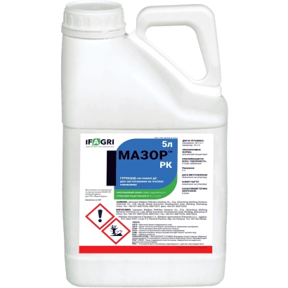 Біла канистра з етикеткою Імазор (Imazor SL) від компанії IFAGRI