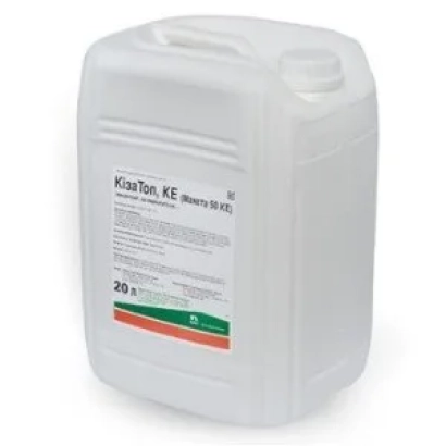 Белая канистра с этикеткой Kiza Top - Киза Топ