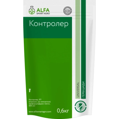Упаковка гербицида Контролер от ALFA - Контролер, з.п., (Трифлусульфурон-метил,500 г/кг)