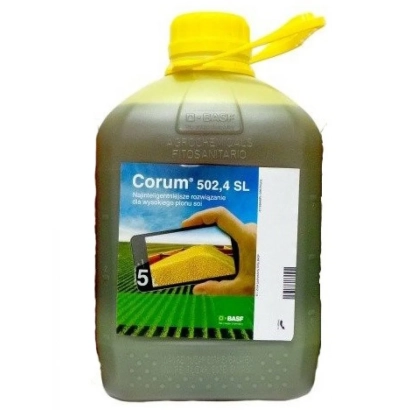 Корум 502,4 SL — гербицид в канистре с жёлтой крышкой - л + бентазон, 480 г