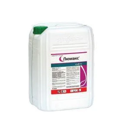 Біла канистра з етикеткою Люмакс - Люмакс 537,5 SЕ,СЕ