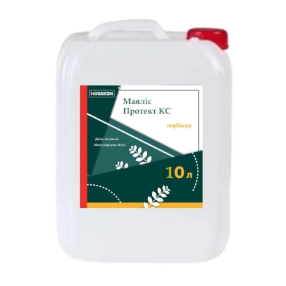 White canister with label Mayalis Protect SC volume 10 L