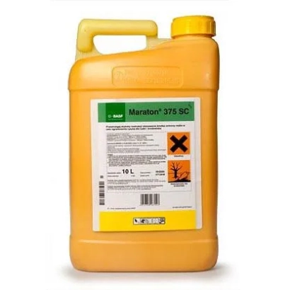Желтая канистра с этикеткой Marathon 375 SC - Марафон