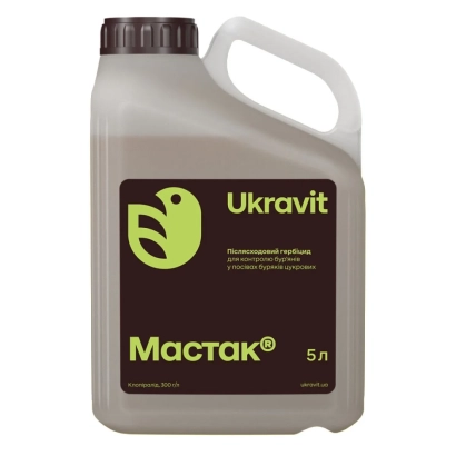 Каністра з гербіцидом Мастак об'ємом 5 л - МАСТАК, РК (Клопіралід, 300 г/л)