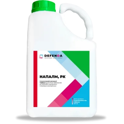 Bottle of herbicide Napalm, RK - Napalm, RK (Glyphosate isopropylamine salt, 480 g/l)