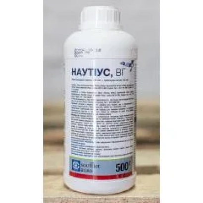 Bottle of herbicide Nautius, WG