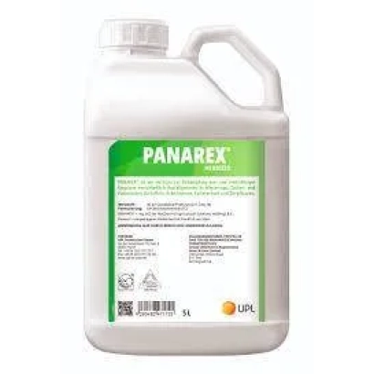 Біла канистра з етикеткою PANAREX, гербіцид