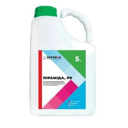 Бутылка с гербицидом Пирамида, РК - Пирамидал, ВГ, гербицид