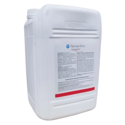 Белая канистра с этикеткой Flumic 500 - Полтер Голд 500 КС