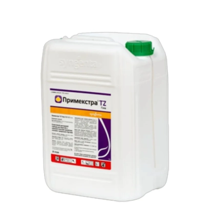 Белая канистра с этикеткой Примекстра TZ - Примекстра TZ Голд 500 SC