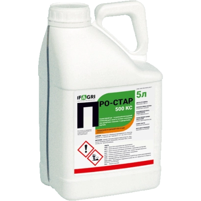 Белая канистра с этикеткой ПРО-СТАР 500 SC