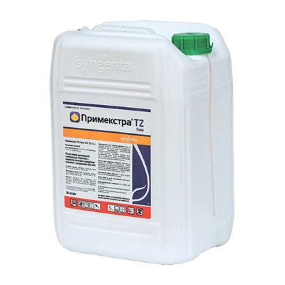 White canister with label «Примекстра ТЗ» - SM P-GOLD TZ