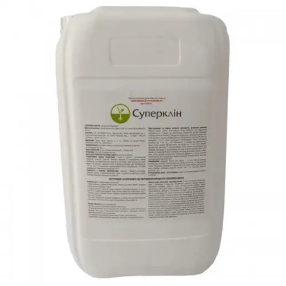 Белая канистра с этикеткой Суперклин 480 РК