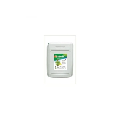 Белая канистра с этикеткой «ТАЙФУН, К.Е.»