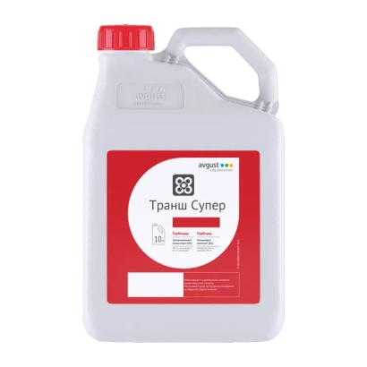 Бутылка с гербицидом Транш Супер
