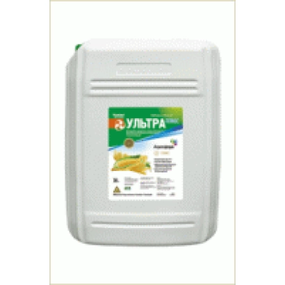 Белая канистра с этикеткой Ультра Плюс