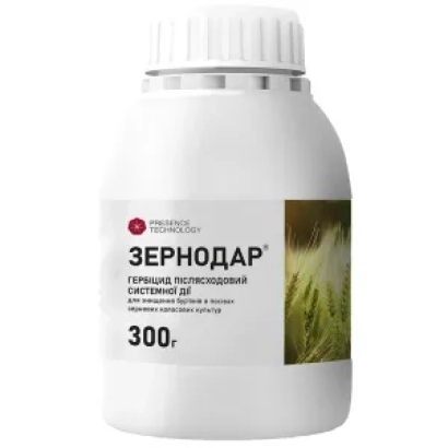 Бутылка с гербицидом Зернодар, 300 г - Зернодар В.Г.