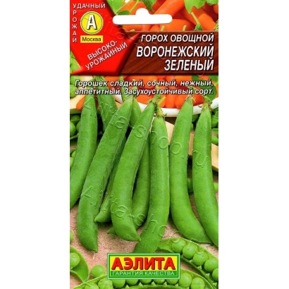 Пакет семян гороха Воронежский Зеленый