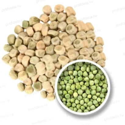 Горох у вигляді сухих та свіжих зерен на білому фоні - Аватар