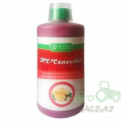 Bottle of insecticide AS Selektiv