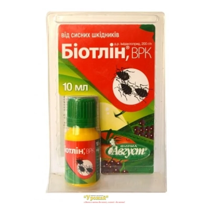 Упаковка инсектицида Биотлин ВРК 10 мл - Биотлин в.р.к.