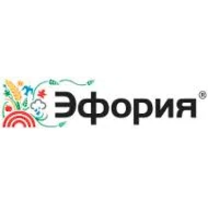 Логотип и название продукта Эфория с цветочным дизайном - ЭФОРИЯ, КС