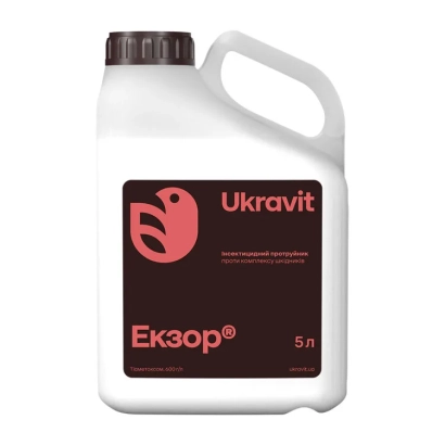 Бутылка с инсектицидом Екзор от Ukravit