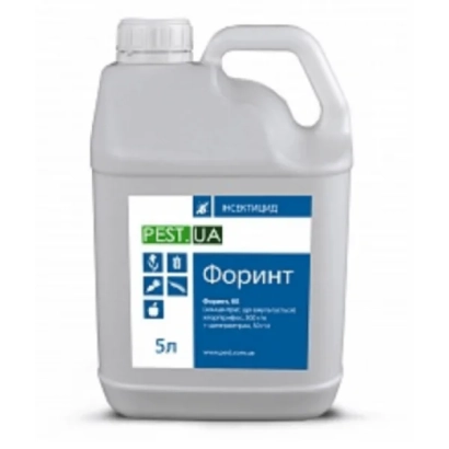 Канистра с инсектицидом Форинт объёмом 5 л