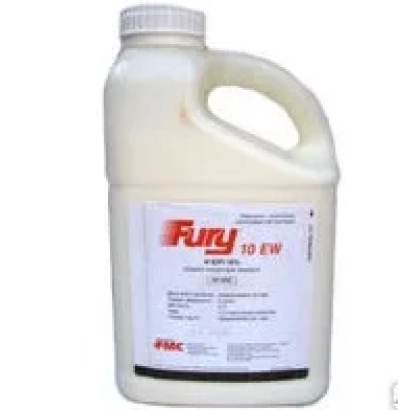 Флорентийская бутылка с инсектицидом Fury 10 EW - Фюри в.е.