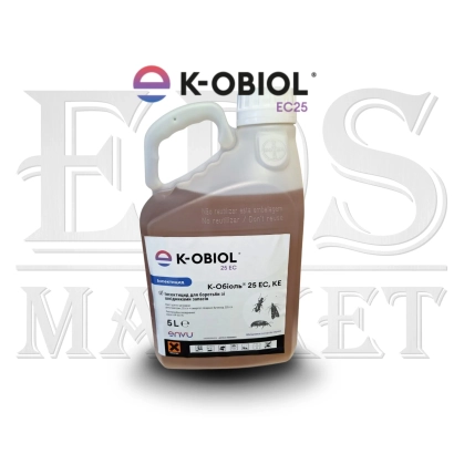 Флакон с инсектицидом K-Obiol EC 25 - К-Обиоль 25 ЕС