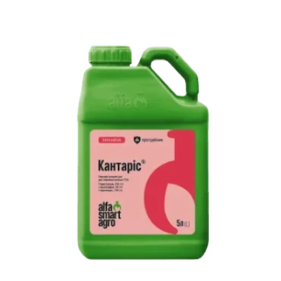Green jug with label Kantaris - Kantarís, TN