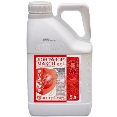 Бутылка с инсектицидом Контадор Макси К.С. объёмом 5 л