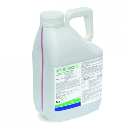 Bottle of insecticide Nuprid Max