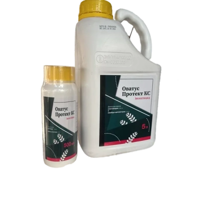 Бутылка с инсектицидом Оватус Протект XC